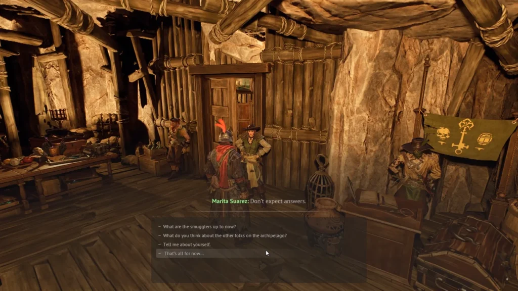 Talk to leader of the smugglers