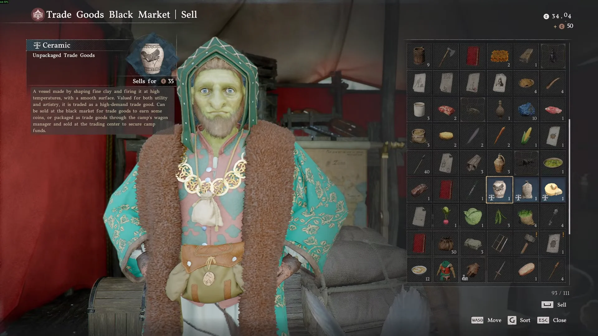 Unpackaged Trade Goods in Crimson Desert
