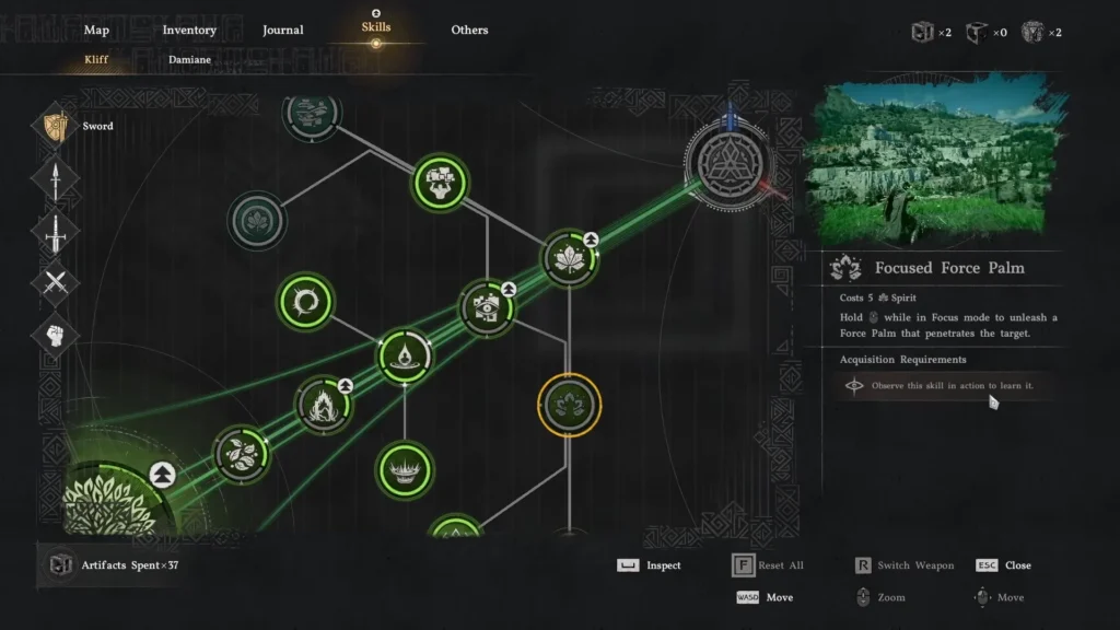 What Is Focused Force Palm Crimson Desert