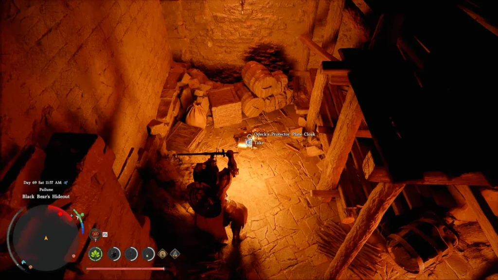 collect Odeck’s Protector Plate Cloak