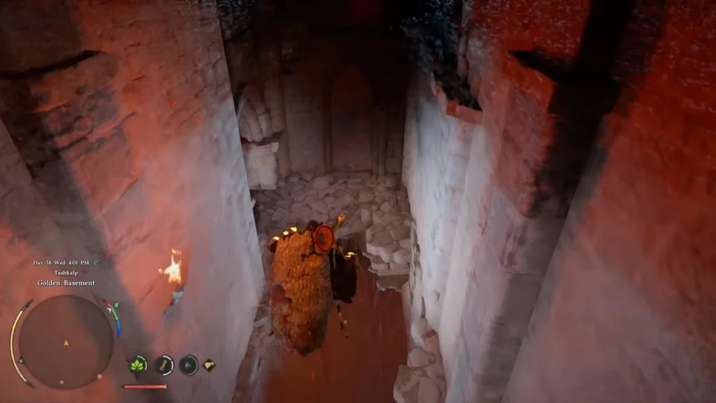 hidden chamber directly
