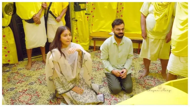 Virat Kohli, Anushka Sharma Visit Vrindavan Ashram Days