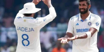 Jasprit Bumrah and Ravindra Jadeja