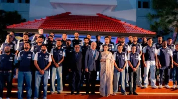 India House Welcomes Test Squad in Colombo