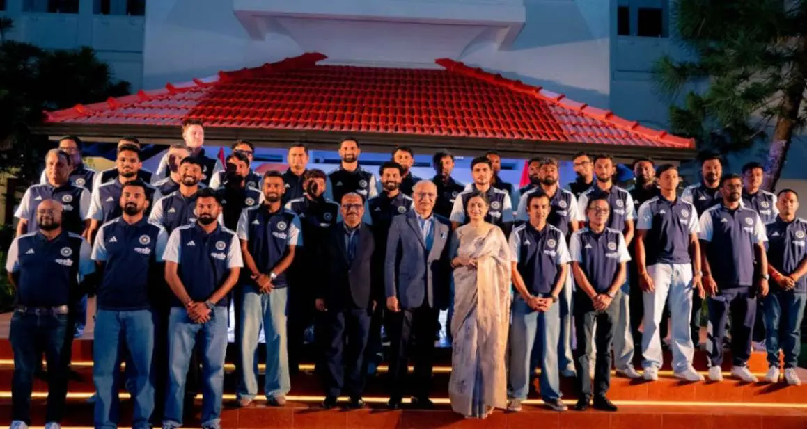 India House Welcomes Test Squad in Colombo