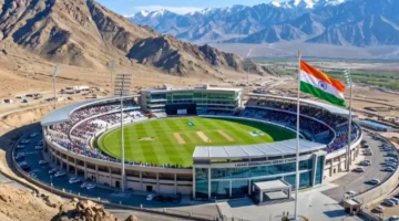 World's Highest Cricket Stadium in Ladakh at 11,800 Feet