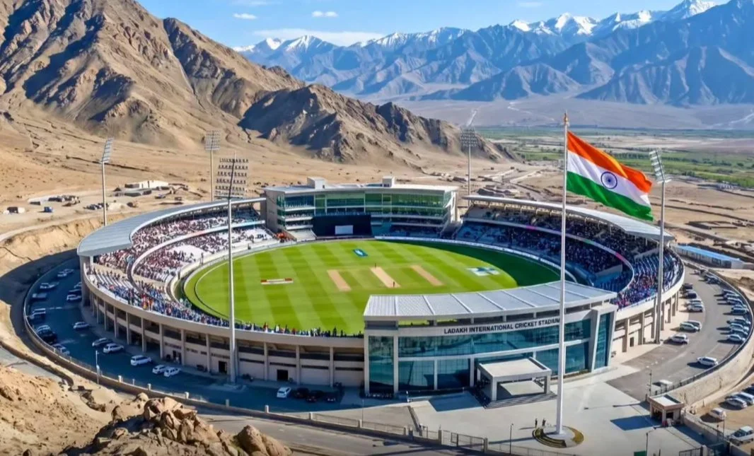 World's Highest Cricket Stadium in Ladakh at 11,800 Feet