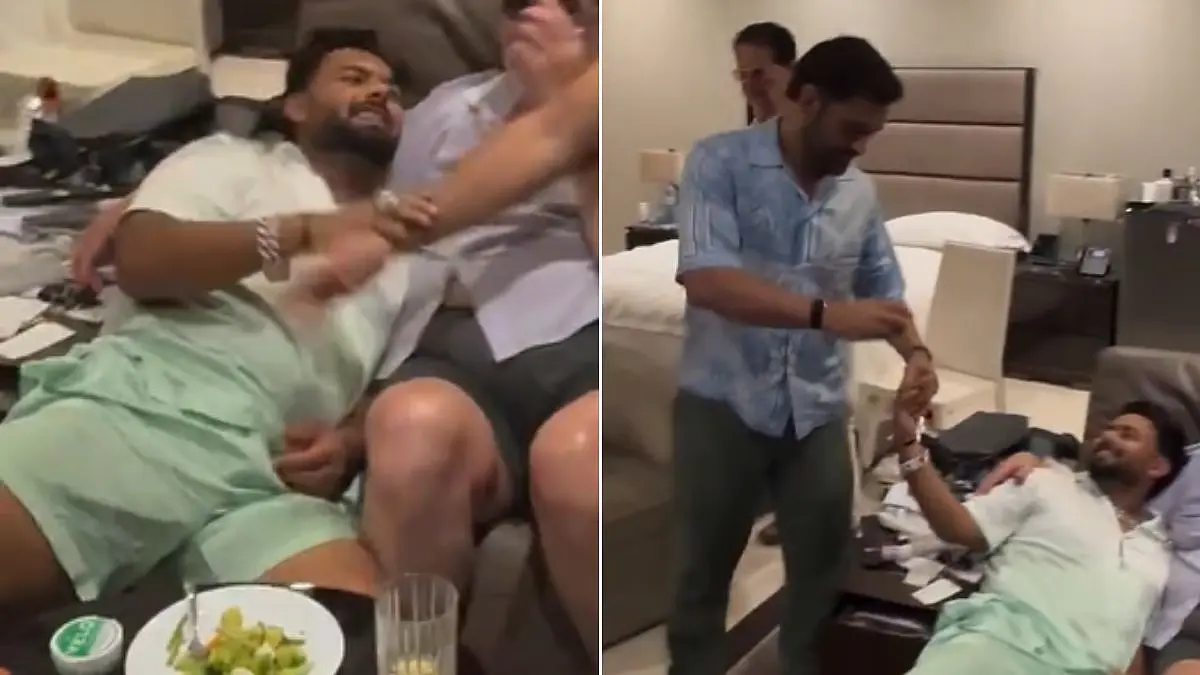 MS Dhoni & Rishabh Pant