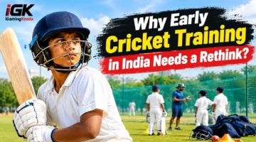 Early cricket training in India