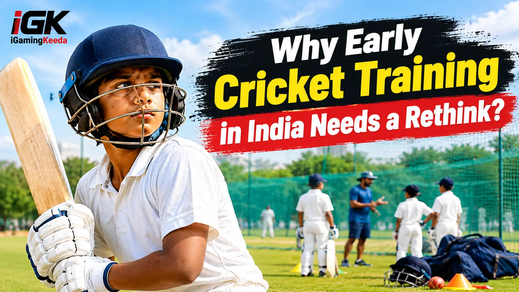 Early cricket training in India